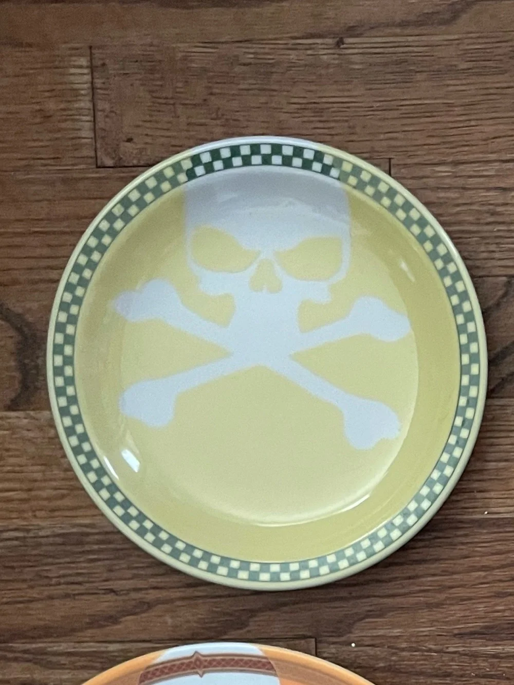 NWOT set of 4 PIRATE PLATES handcrafted